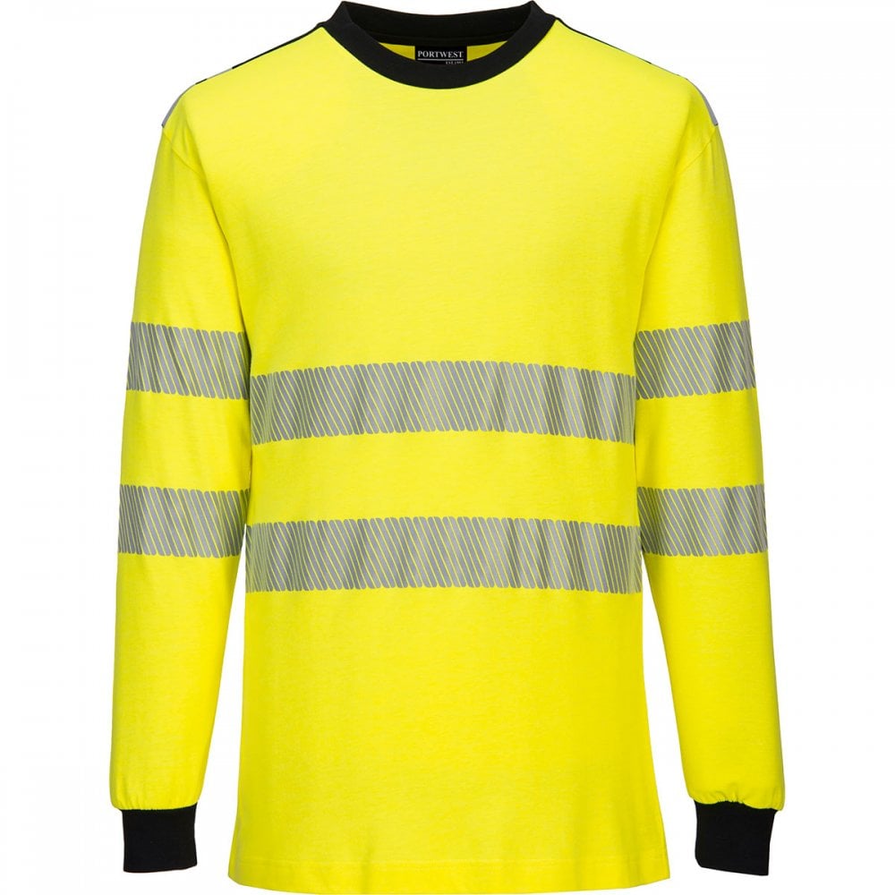 FR701 WX3 Flame Resistant Hi-Vis Long Sleeve T-Shirt