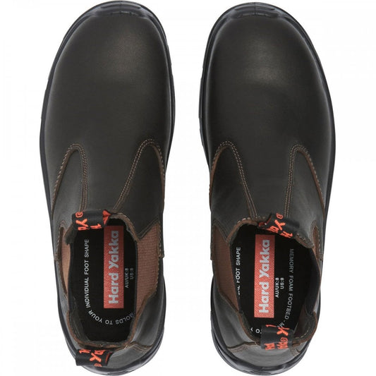 Banjo Elastic Gusset S1 Safety Dealer Brown