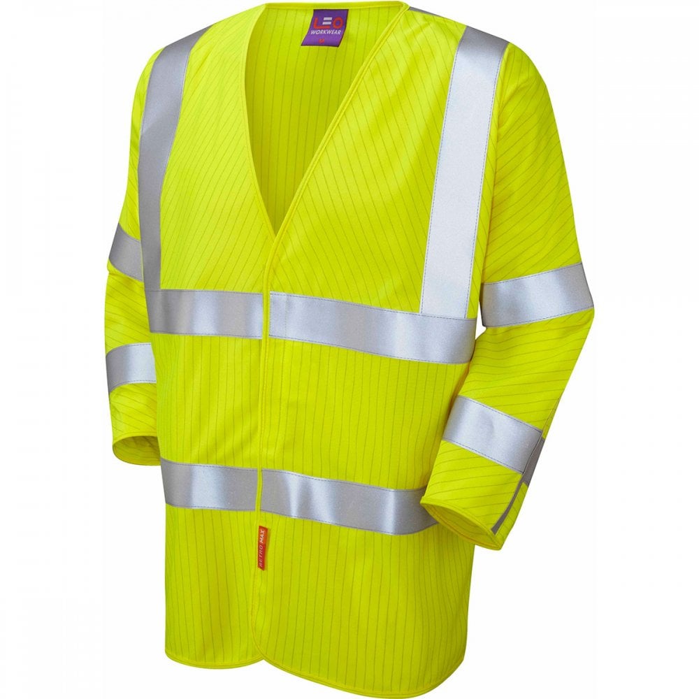 S18 Sticklepath ISO 20471 Class 3 Limited Flame Spread 3/4 Sleeve (EN 14116/EN 1149)
