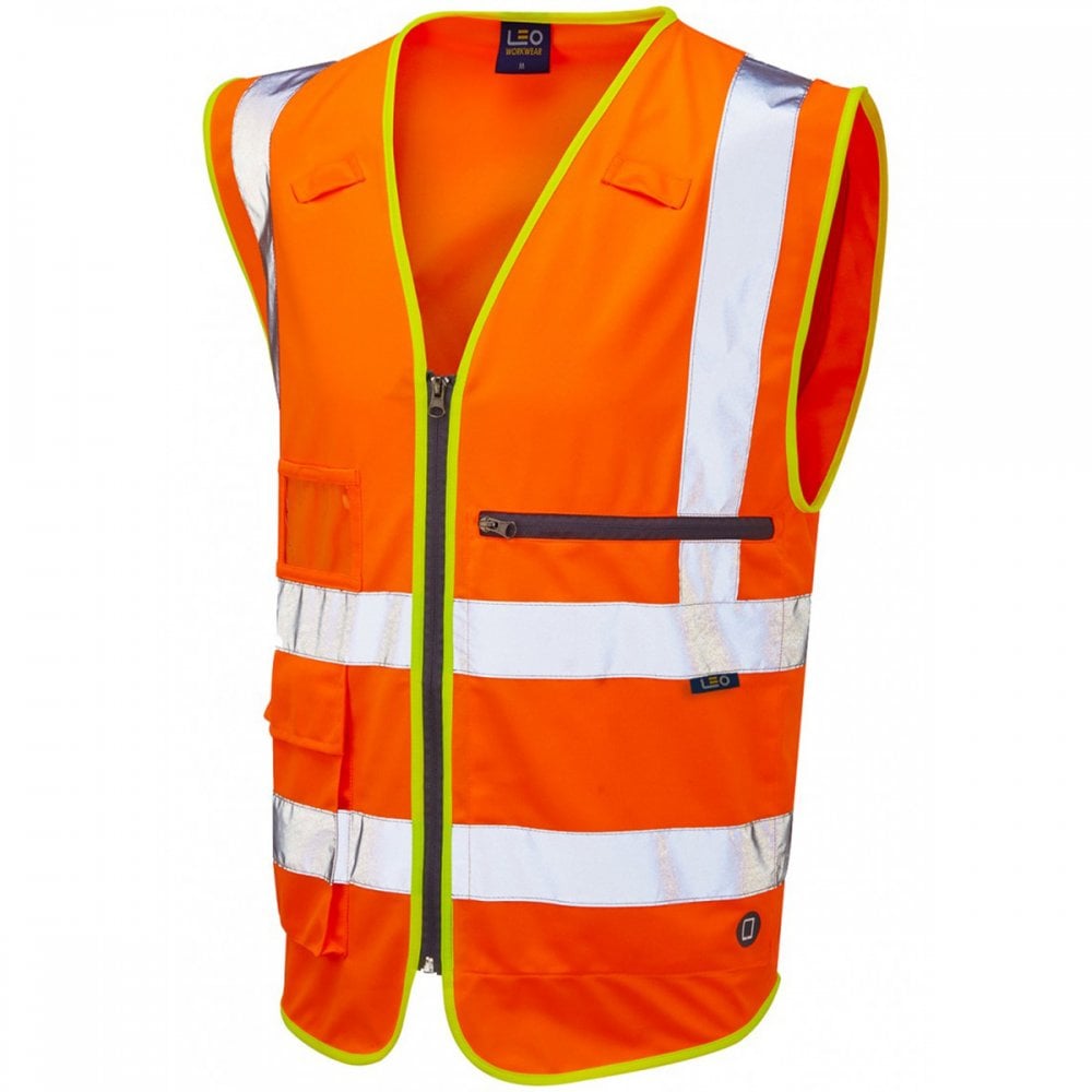 W24 Foreland ISO 20471 Class 2 Superior Waistcoat With Tablet Pocket
