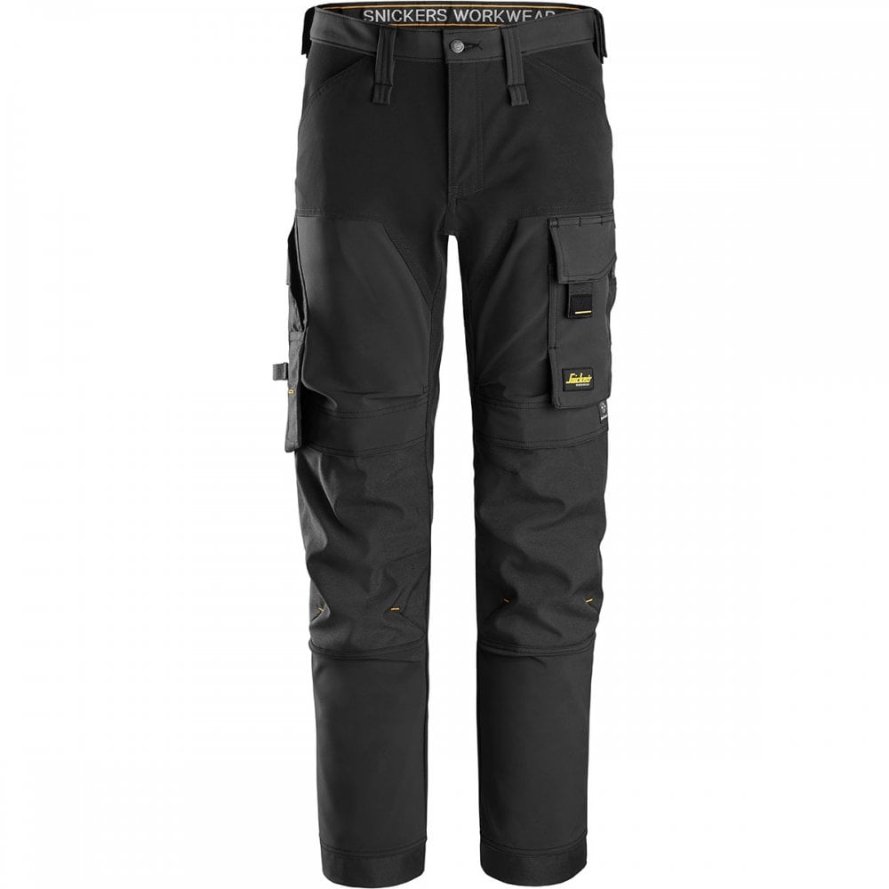6375 AllroundWork 4-way Stretch Trousers Black 32" 38" *One Size Only - Outlet Store*