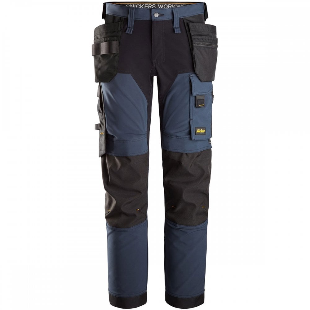 6275 AllroundWork 4-way Stretch Trousers With Holster Pockets Navy/Black 35" 41" *One Size Only - Outlet Store*