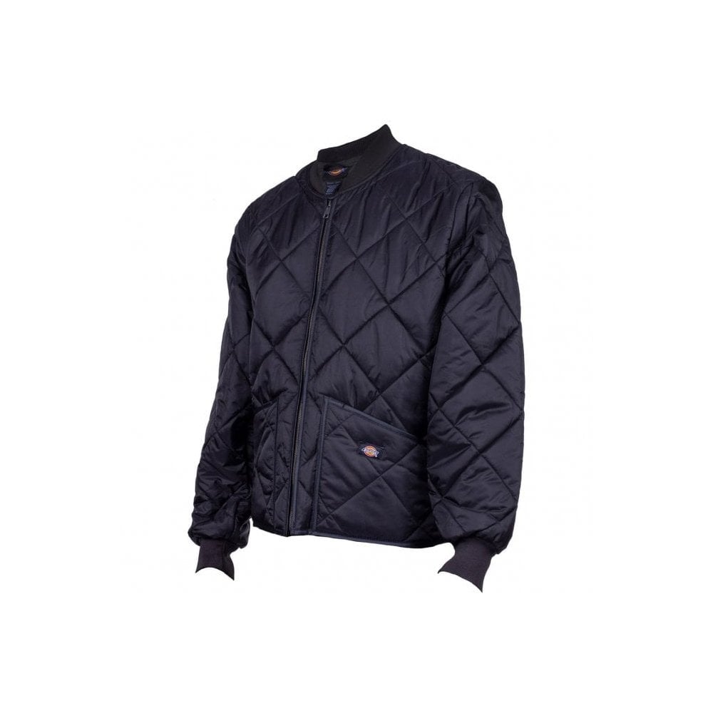 Diamond Quilted Nylon Jacket