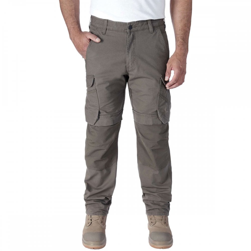 105072 Steel Rugged Flex Relaxed Fit Ripstop Double Front Cargo Work Pant