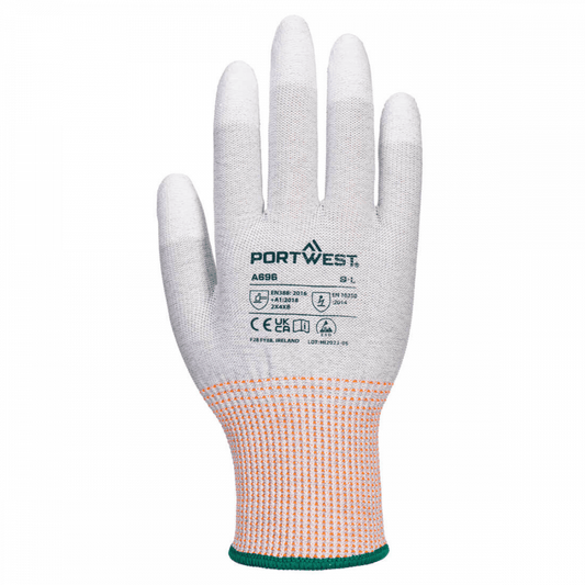A696 LR13 ESD PU Fingertip Cut Glove (Pk12)