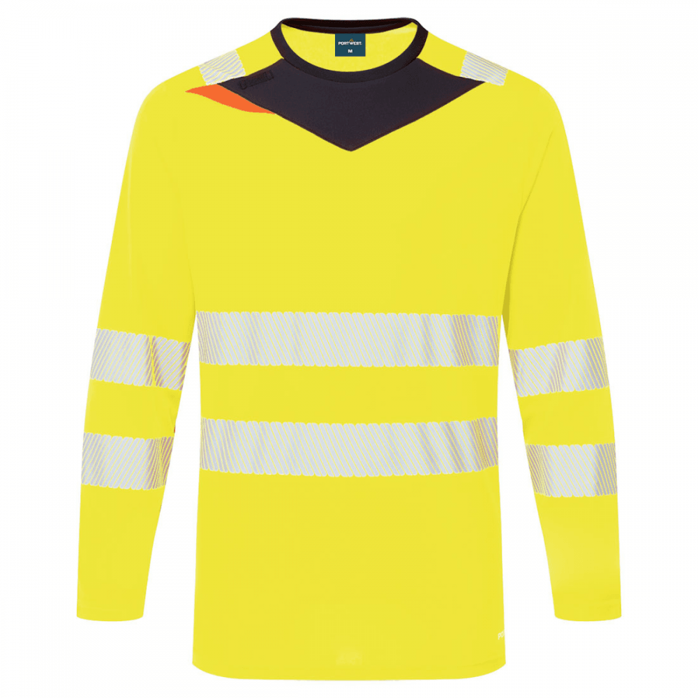 DX416 DX4 Hi-Vis T-Shirt Long Sleeve