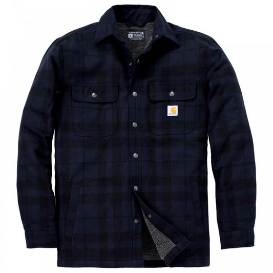 107017 Relaxed Fit Flannel Sherpa-Lined Shirt Jac