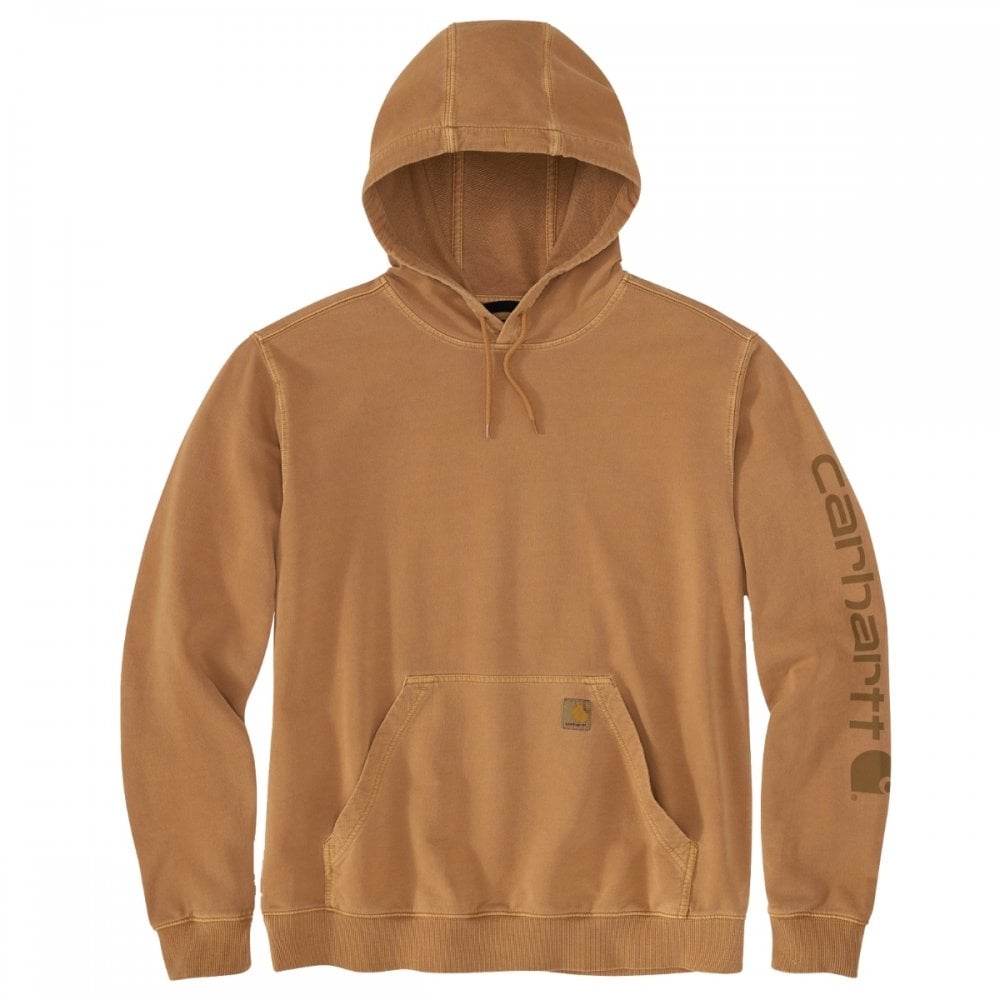 106253 Durham Garment Dyed Logo Sweatshirt