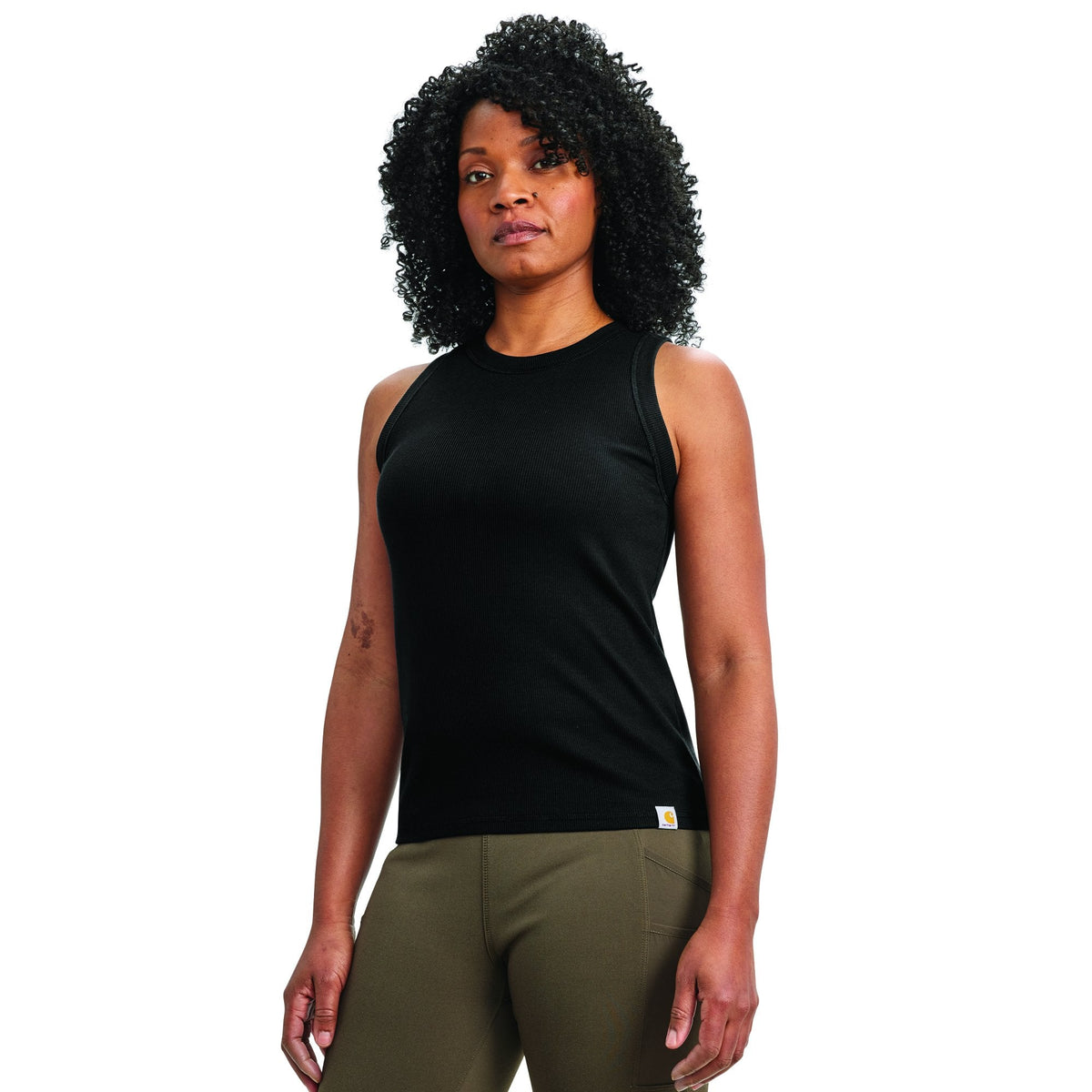 107481 TENCEL™ Fiber Series Fitted Ribbed Tank