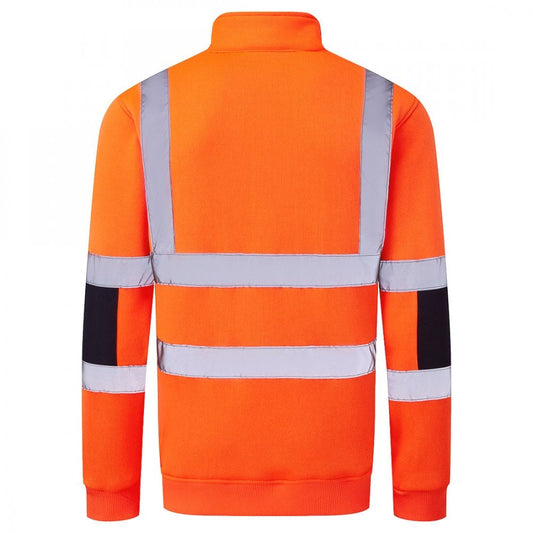 B314 Hi-Vis Knit 1/2Zip Sweatshirt