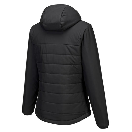 S613 Professional Women's Hooded Insulated Baffle Jacket
