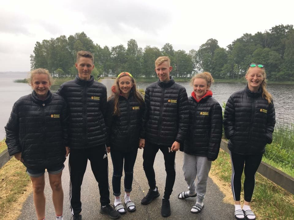 Backstedt Cycling team wear MI clothing in Sweden