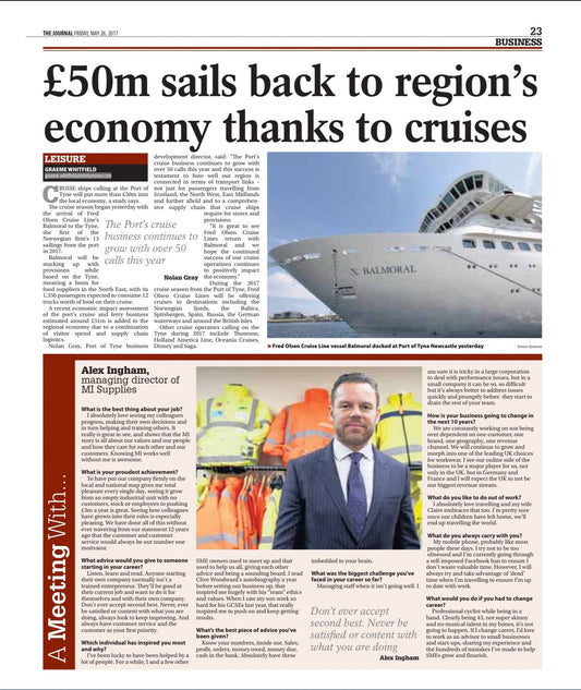 Feature in The Journal 26th May 2017