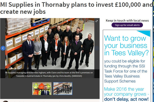 £100K investment in to MI growth