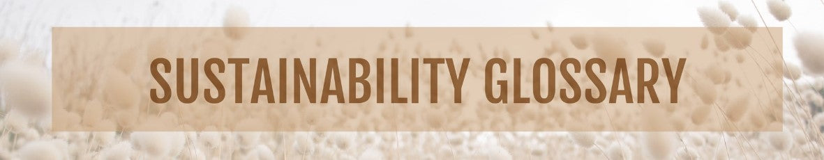 Sustainability Glossary