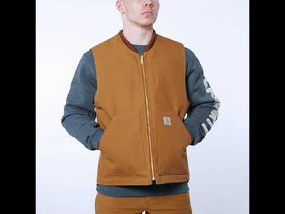 V01 Duck Leisure Quilted Mens Zip Arctic Vest Jacket Top