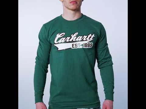 105612 Script Graphic T-Shirt Long Sleeve
