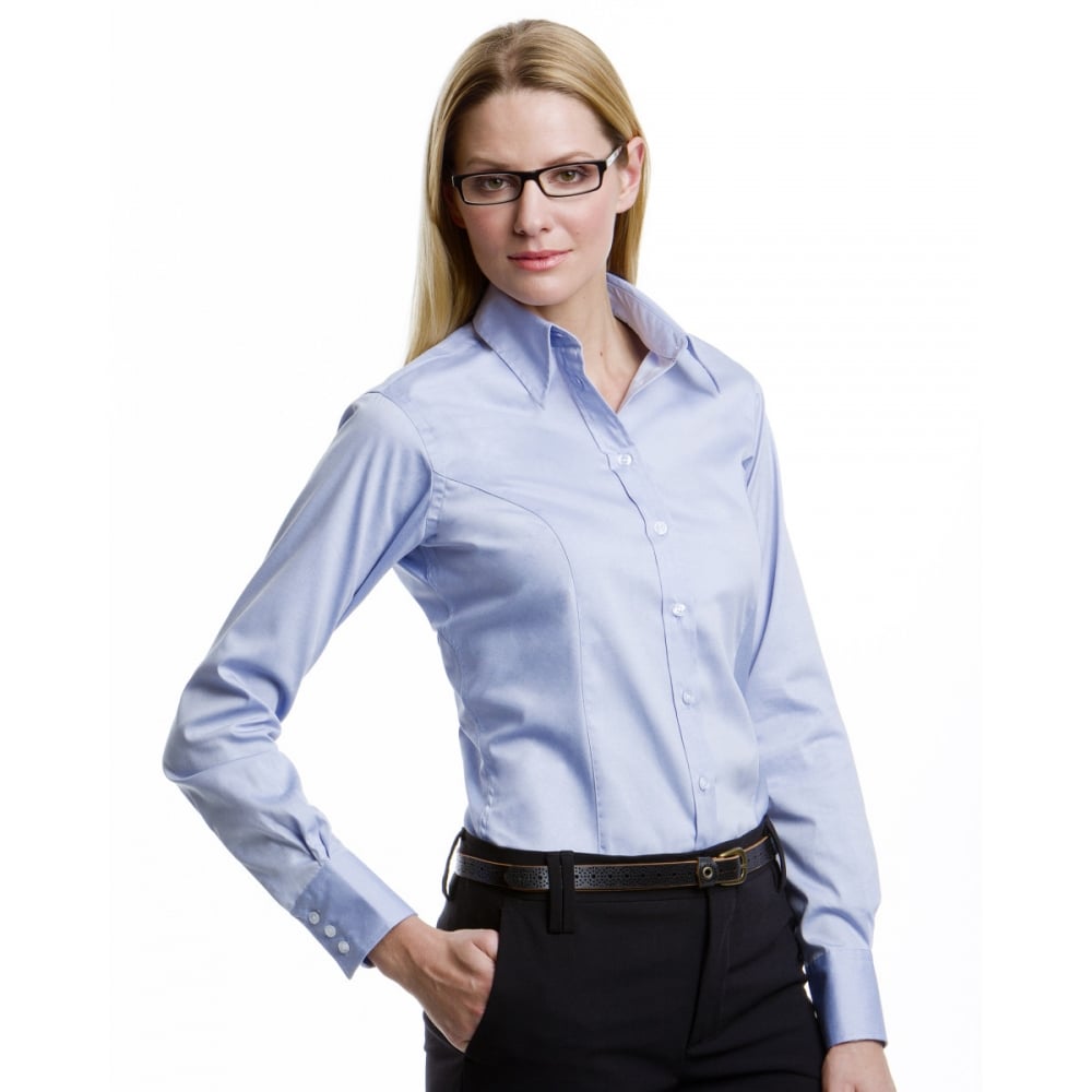 KK702 Ladies' Corporate Long Sleeve Oxford Shirt