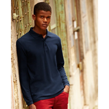 63310 Premium Long Sleeve Polo