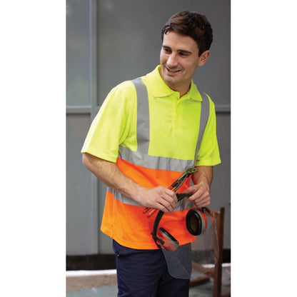 HVJ210-3M Hi Visibility Short Sleeve Polo Shirt