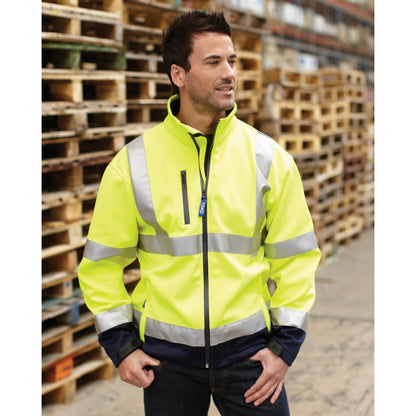 HVK09 Hi-Vis Sofshell Jacket
