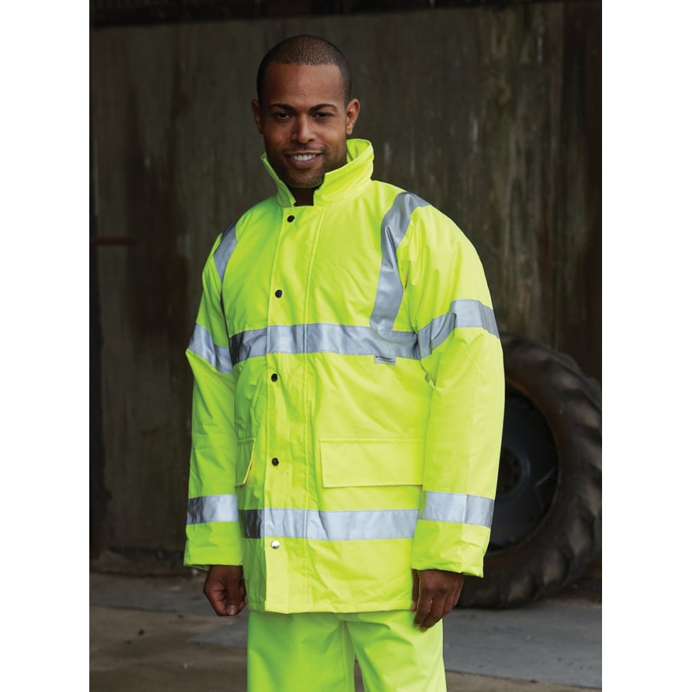HVP305-3M Hi-Vis Contractor Jacket