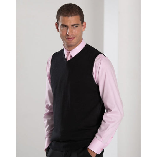 716M V-Neck Sleevless Knitted Pullover