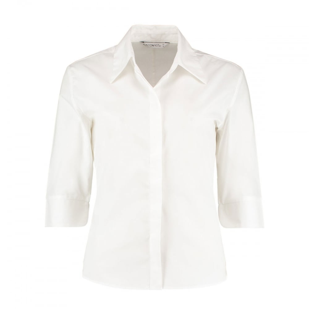 KK715 Ladies' Continental 3/4 Length Sleeve Blouse