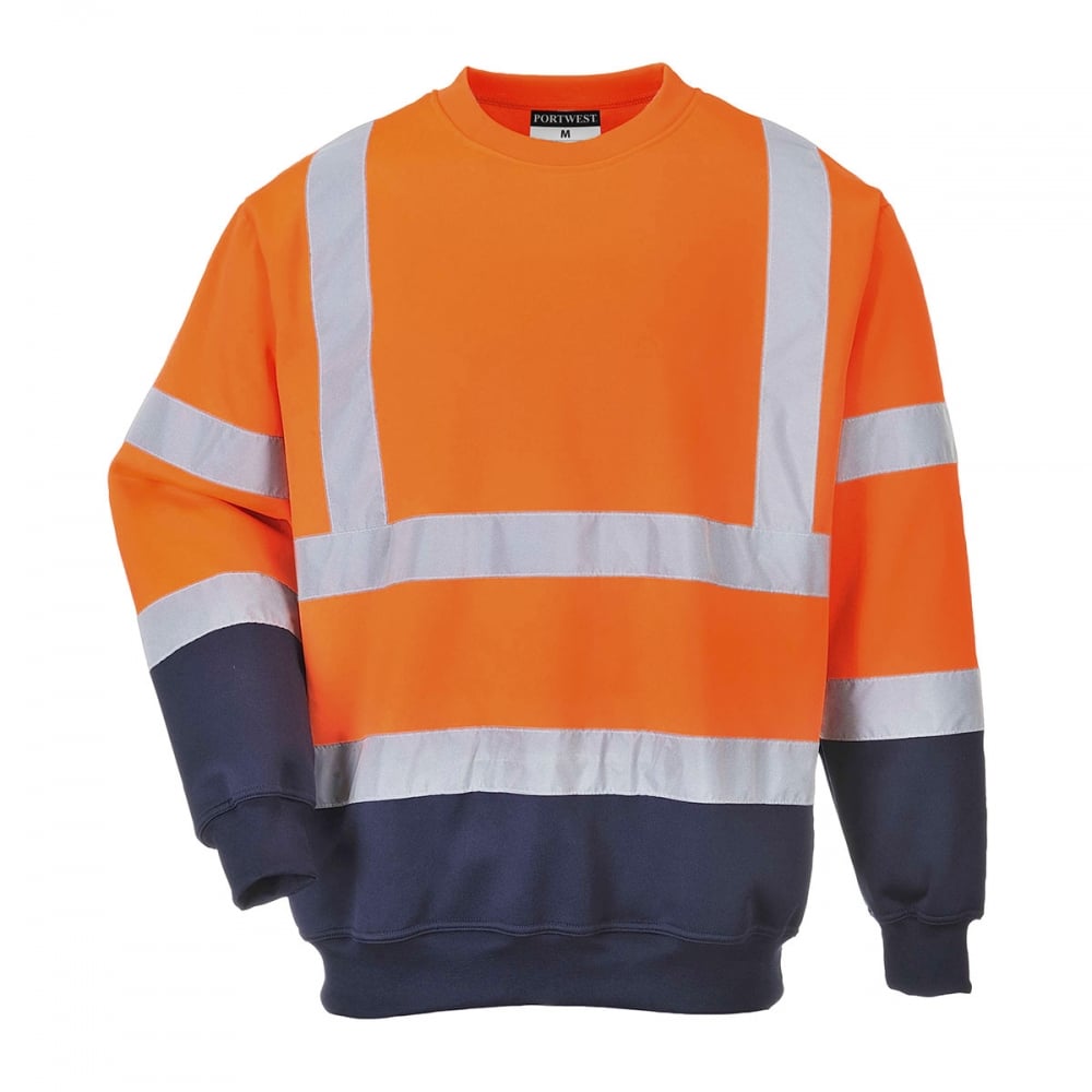 Hi Visibility 2-Tone Sweatshirt