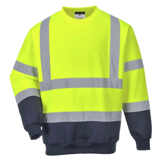 Hi Visibility 2-Tone Sweatshirt