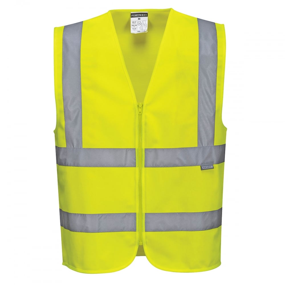 Hi-Vis Zipped Vest