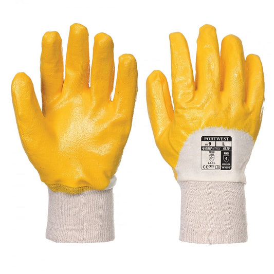 Nitrile Light Knitwrist Glove