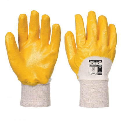 Nitrile Light Knitwrist Glove
