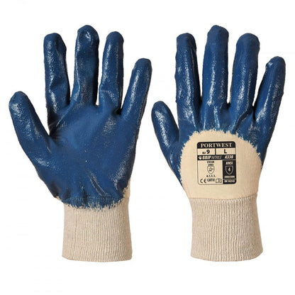 Nitrile Light Knitwrist Glove