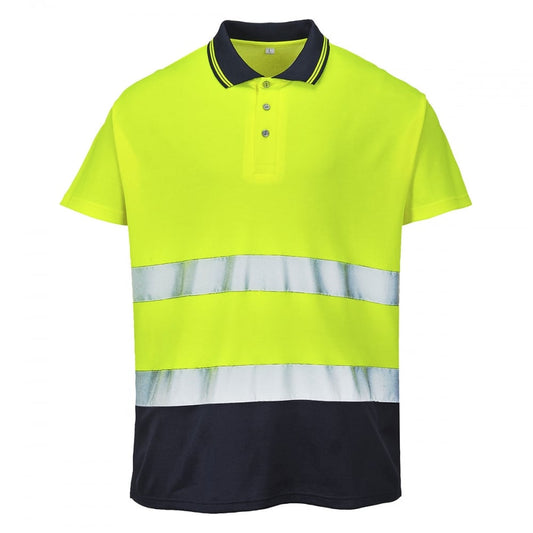 2-Tone Cotton Comfort Polo