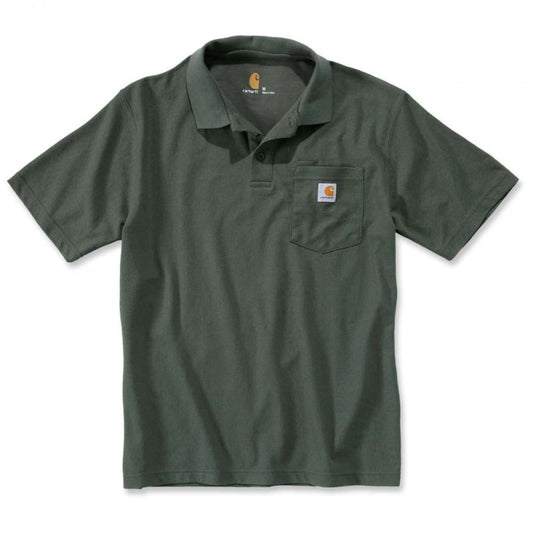K570 Contractor's Work Pocket Polo Short Sleeve Shirt Cotton/Poly Mix - Relaxed Fit