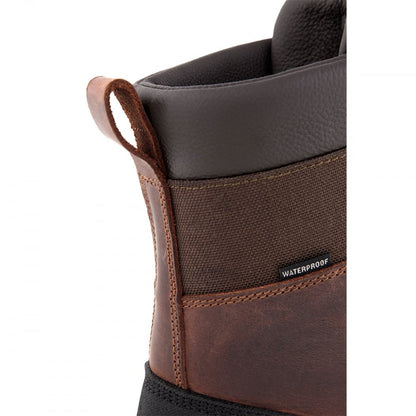 F702905 Detroit 8" S3 Waterproof High Boot Dark Brown
