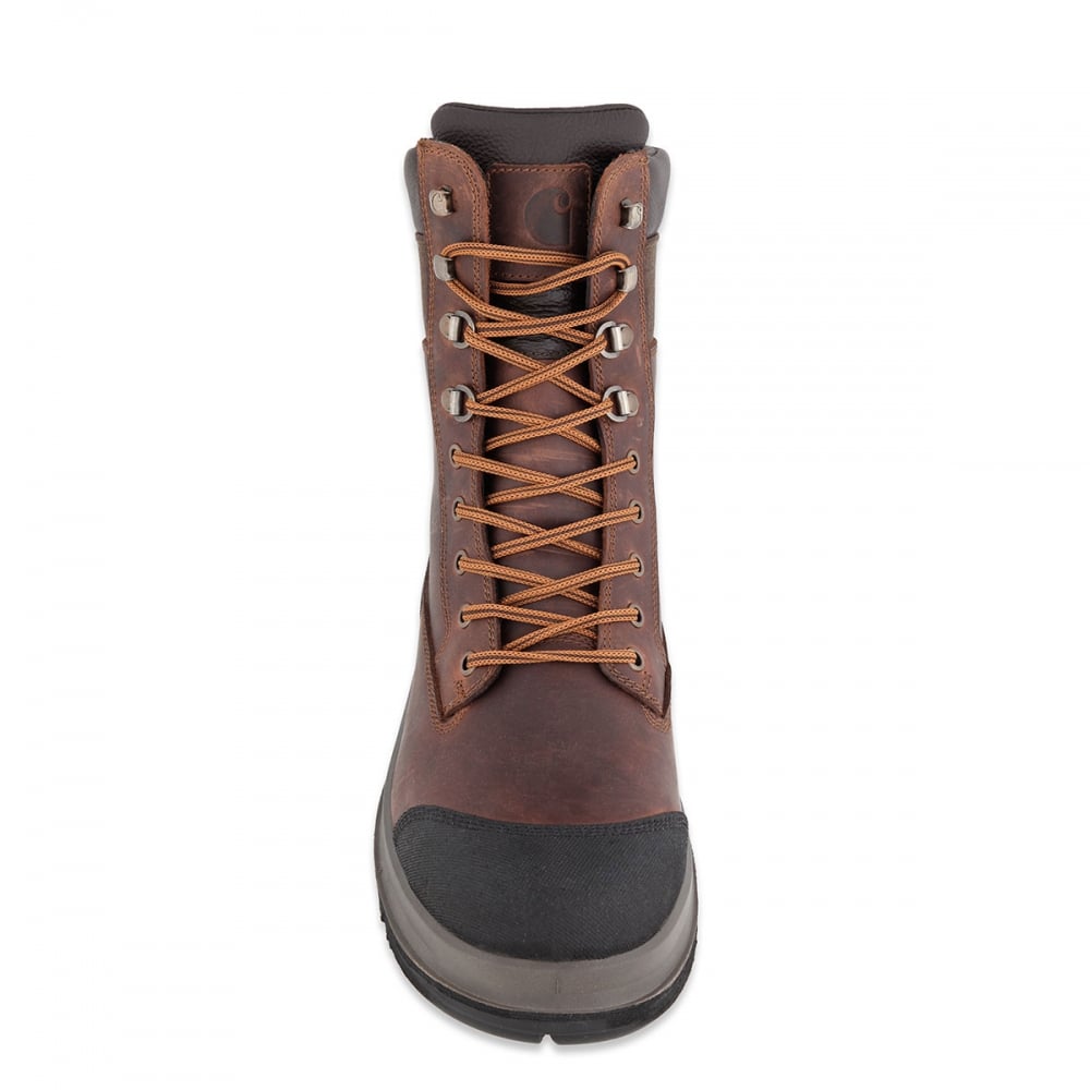 F702905 Detroit 8" S3 Waterproof High Boot Dark Brown