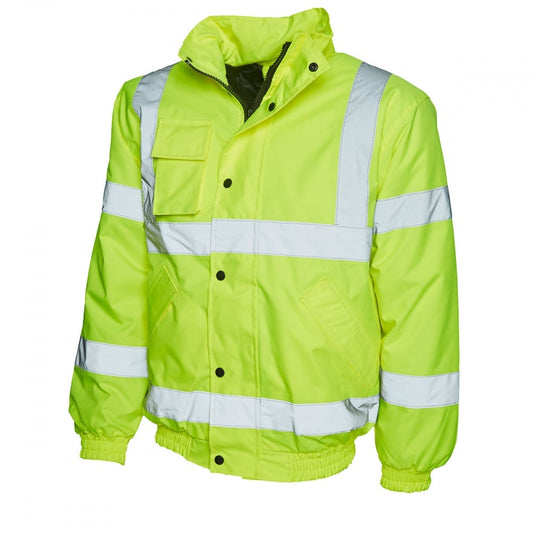 UC804 Hi Vis Bomber Jacket