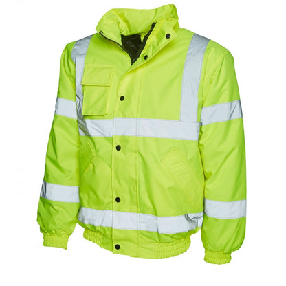 UC804 Hi Vis Bomber Jacket