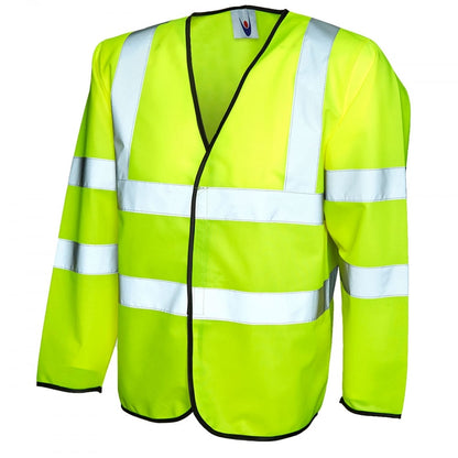 UC802 Long Sleeve Hi Vis Safety Waistcoat