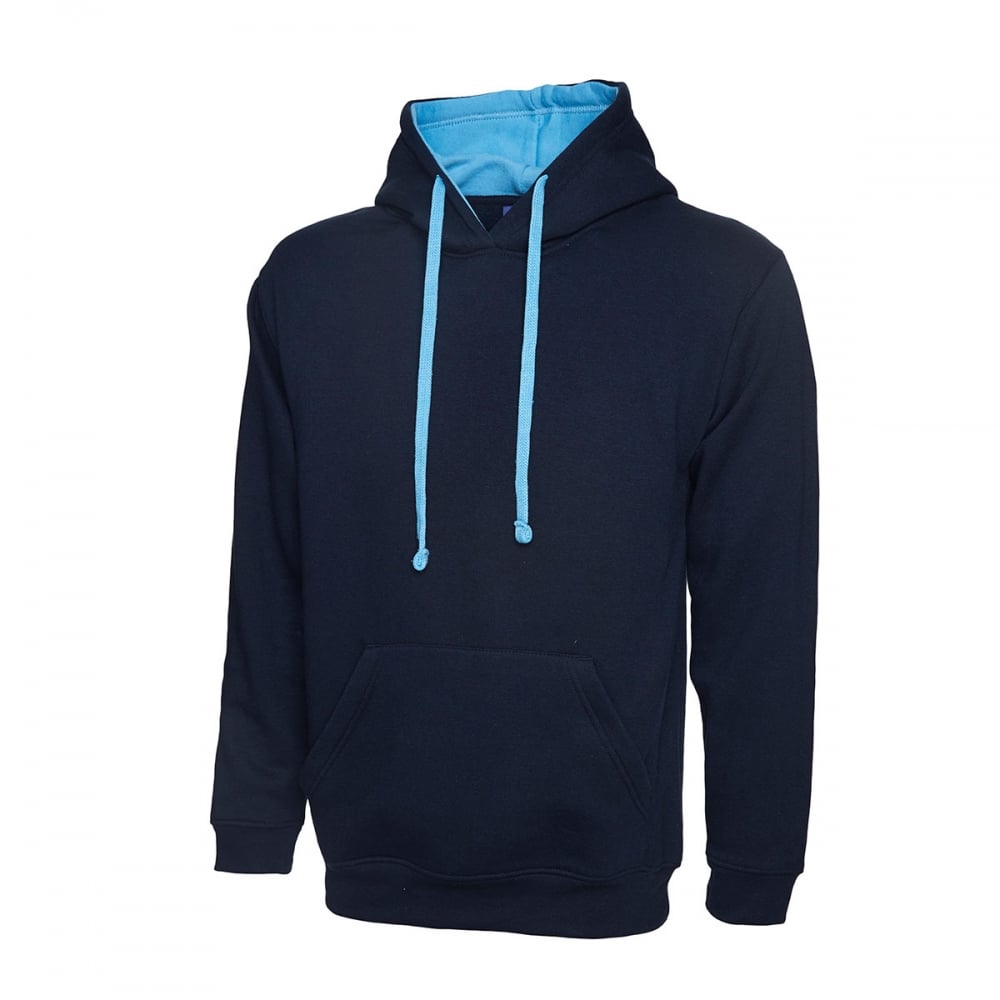 UC507 Contrast Hooded Sweatshirt