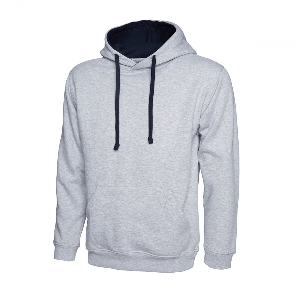 UC507 Contrast Hooded Sweatshirt