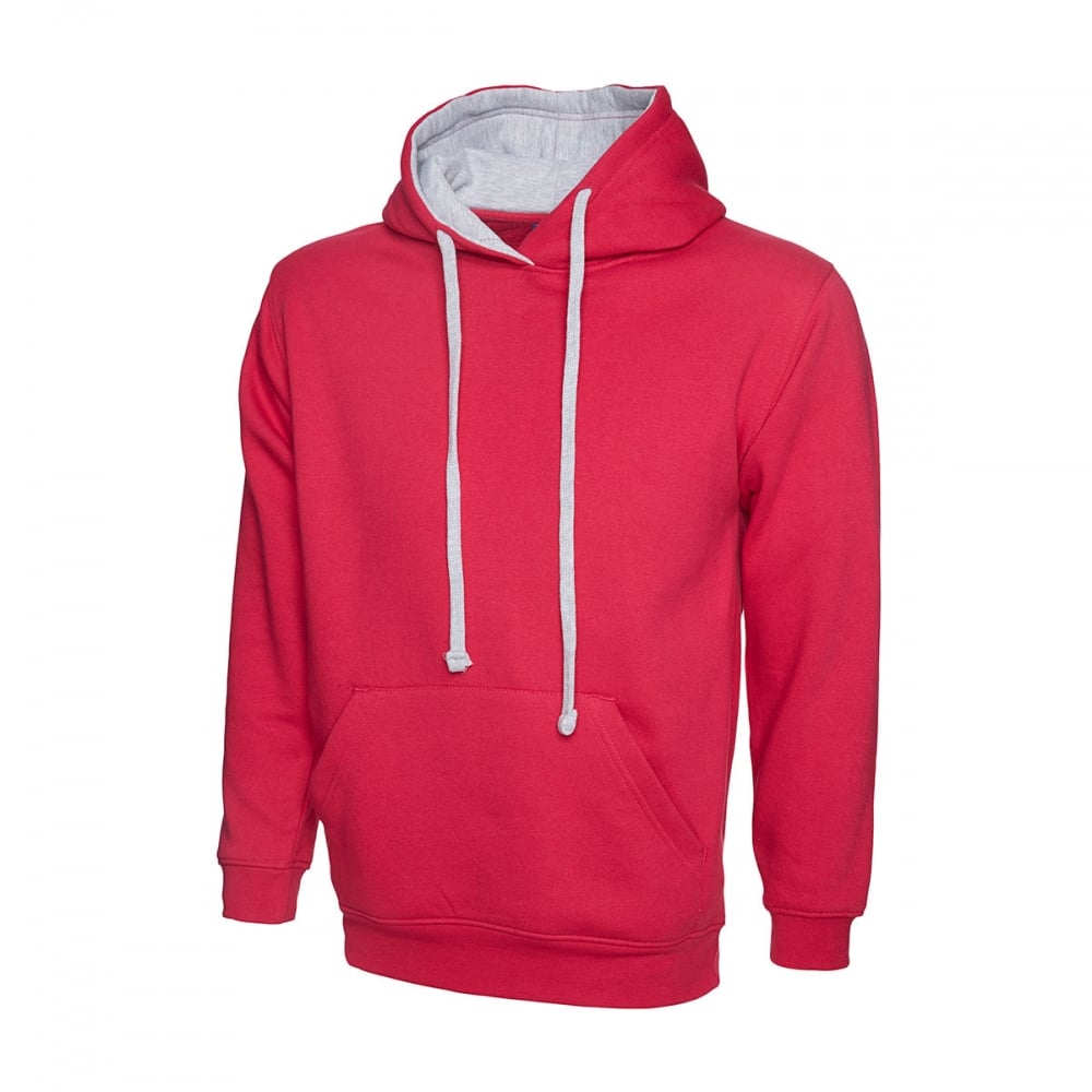 UC507 Contrast Hooded Sweatshirt