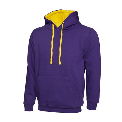 UC507 Contrast Hooded Sweatshirt