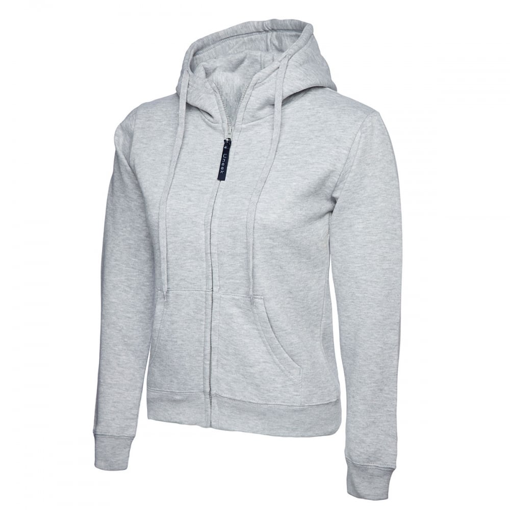 UC505 Ladies Classic Full Zip Hooded Sweatshirt