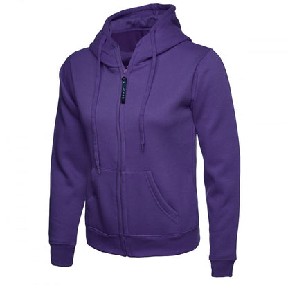 UC505 Ladies Classic Full Zip Hooded Sweatshirt