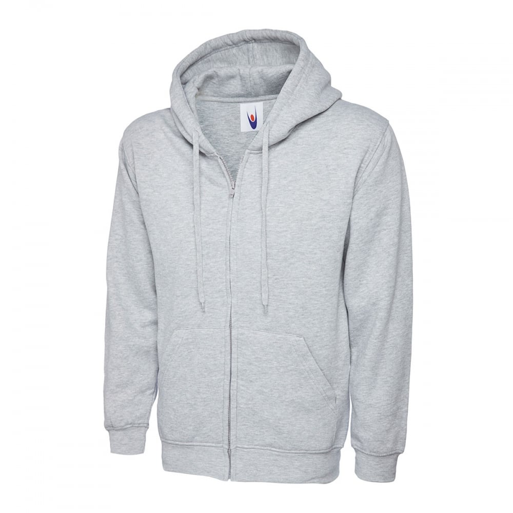 UC504 Adults Classic Full Zip Hooded Sweatshirt