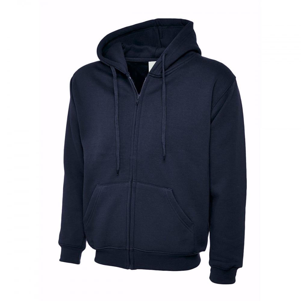 UC504 Adults Classic Full Zip Hooded Sweatshirt