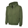 UC504 Adults Classic Full Zip Hooded Sweatshirt